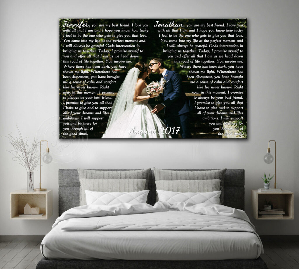 Personalized Anniversary Gift, Personalized Wedding Photo, Personalized ...