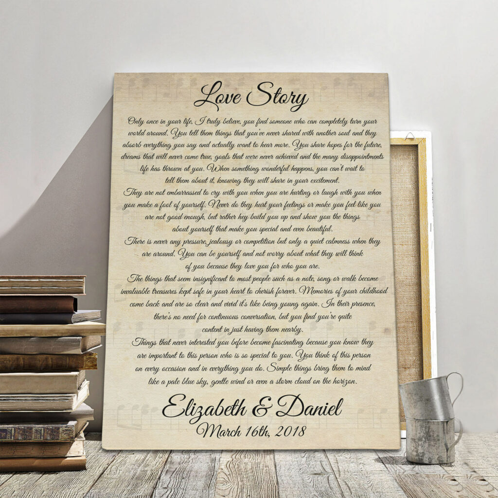 Song Lyrics Canvas, lyrics on canvas, wedding song lyrics, first dance