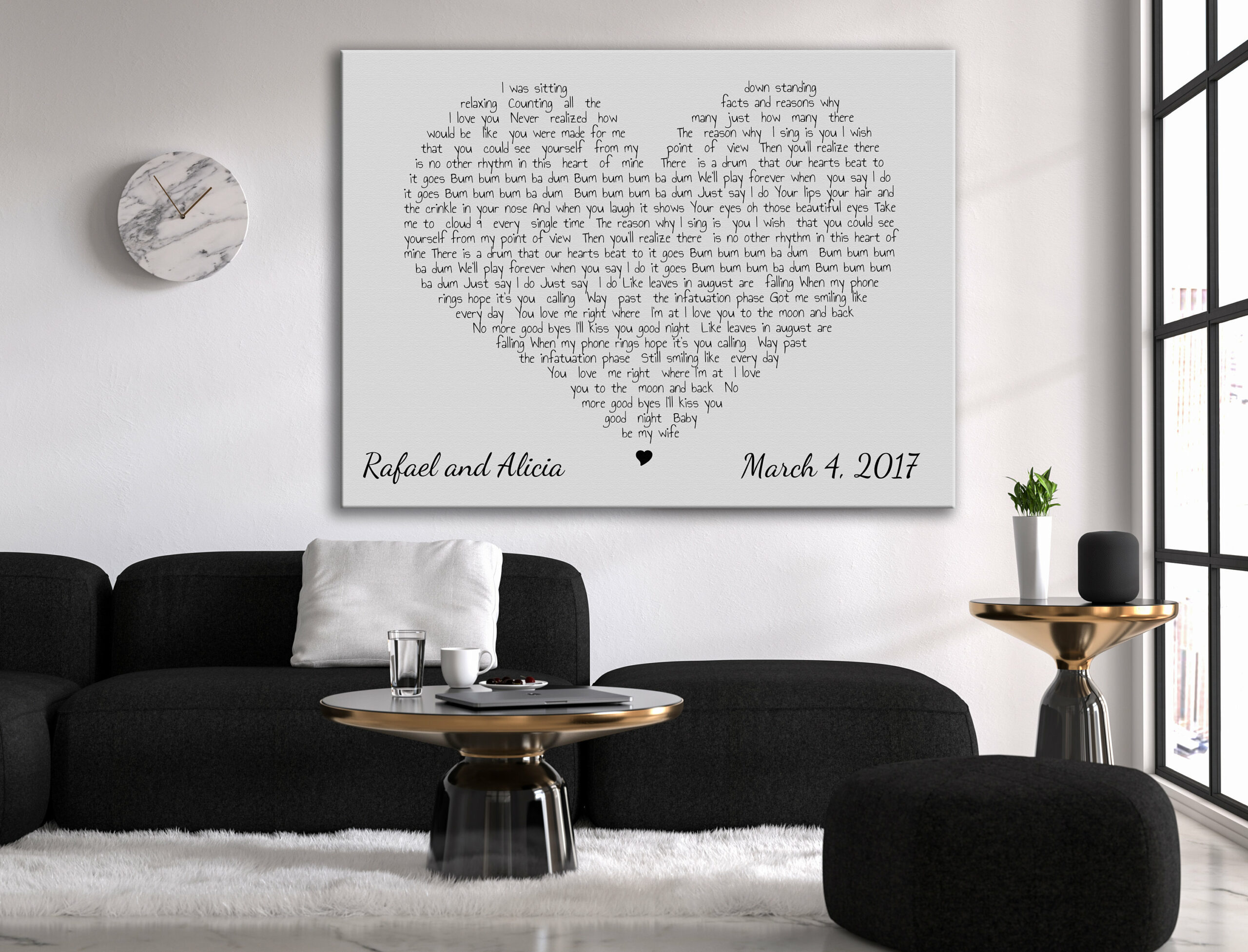 Any text large canvas, Poem large canvas, Custom lyrics canvas, Custom text  canvas, Custom prayer canvas, Large canvas with lyrics - OC Canvas Studio